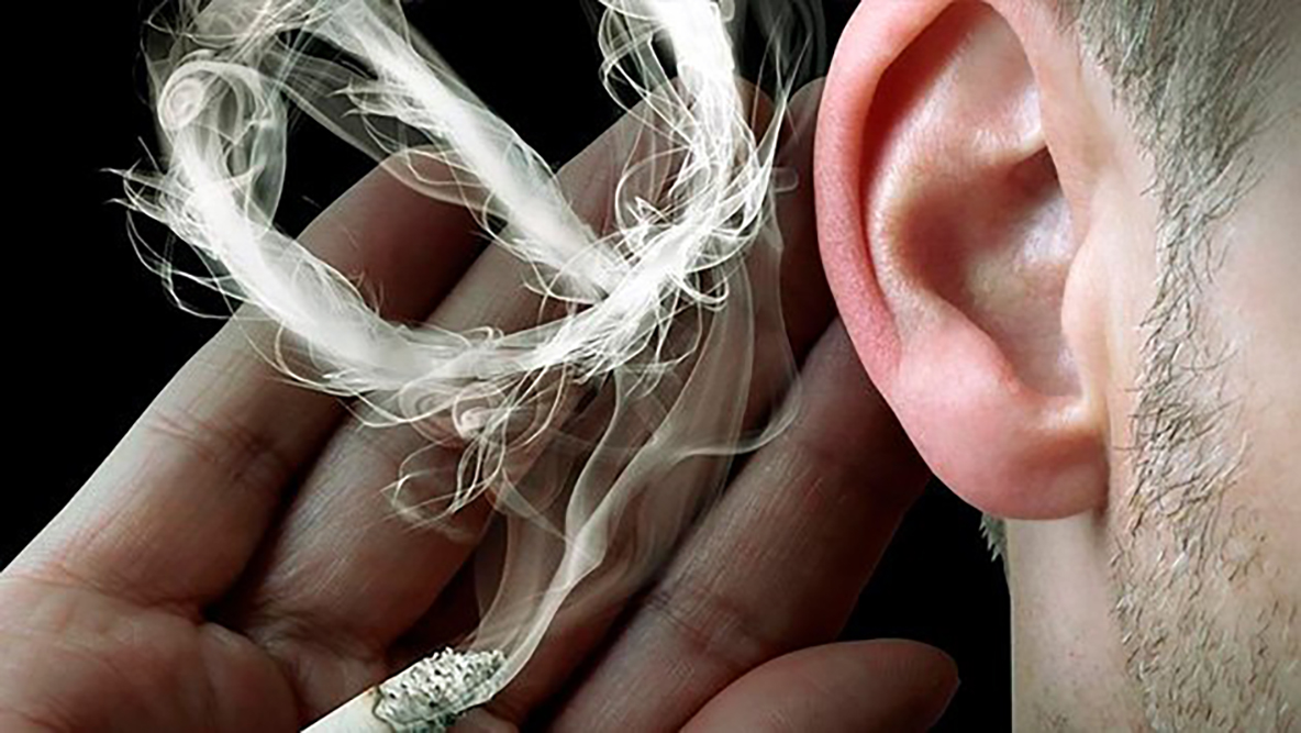 ¿Pérdida de audición? Fumar podría ser la causa
