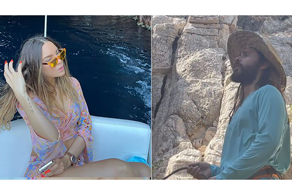 VIDEO: Belinda presume sus vacaciones al lado de Jared Leto
