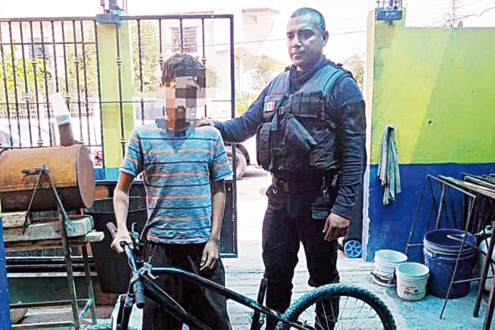 Recupera Policía bicicleta robada