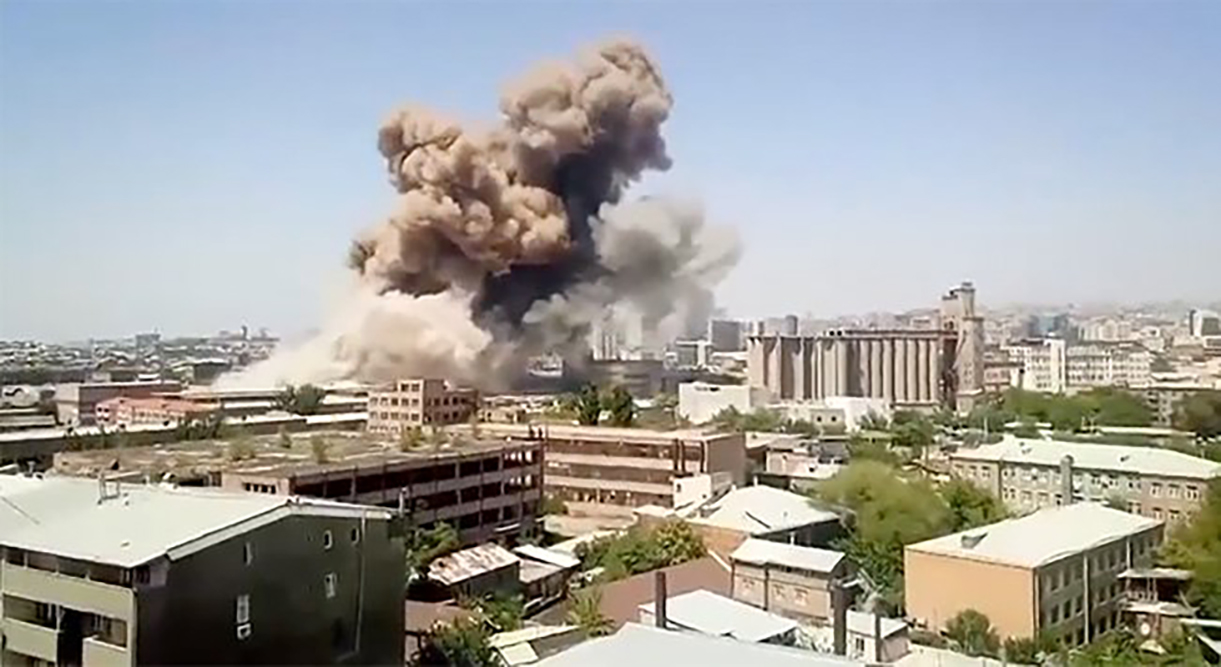 Explosión en grandes almacenes en Ereván deja al menos un muerto y 51 heridos
