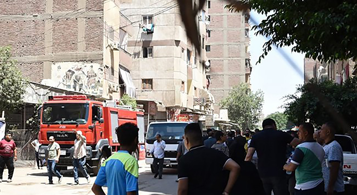 Al menos 41 muertos y 14 heridos en un incendio dentro de una iglesia en Egipto
