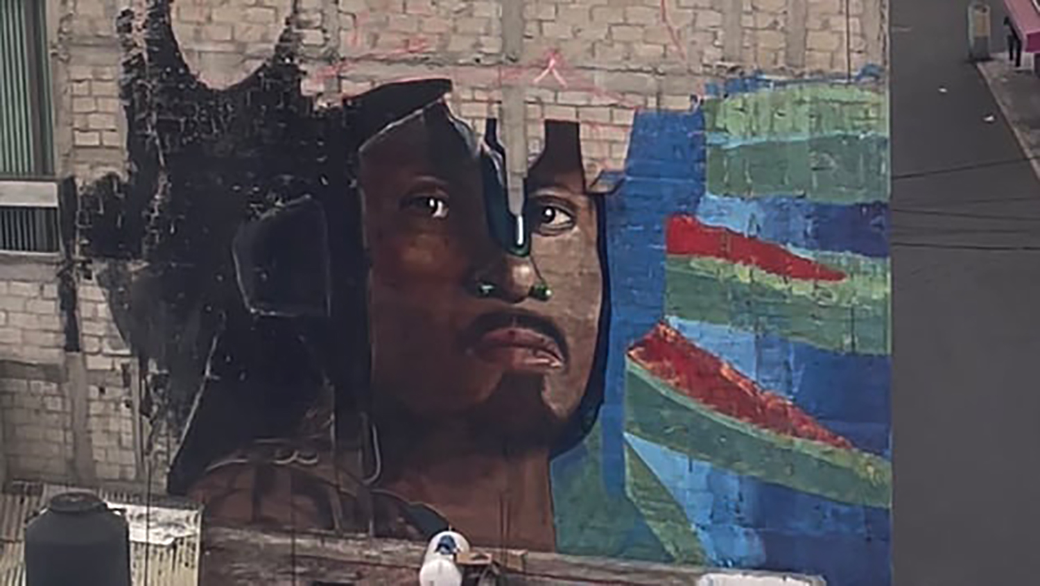 Tenoch Huerta reacciona a mural de ‘Namor’ en Iztapalapa