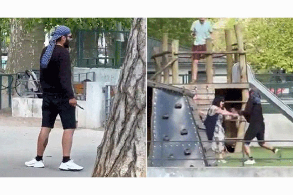 Un hombre hiere a cuatro niños en un ataque con cuchillo en un parque de Francia