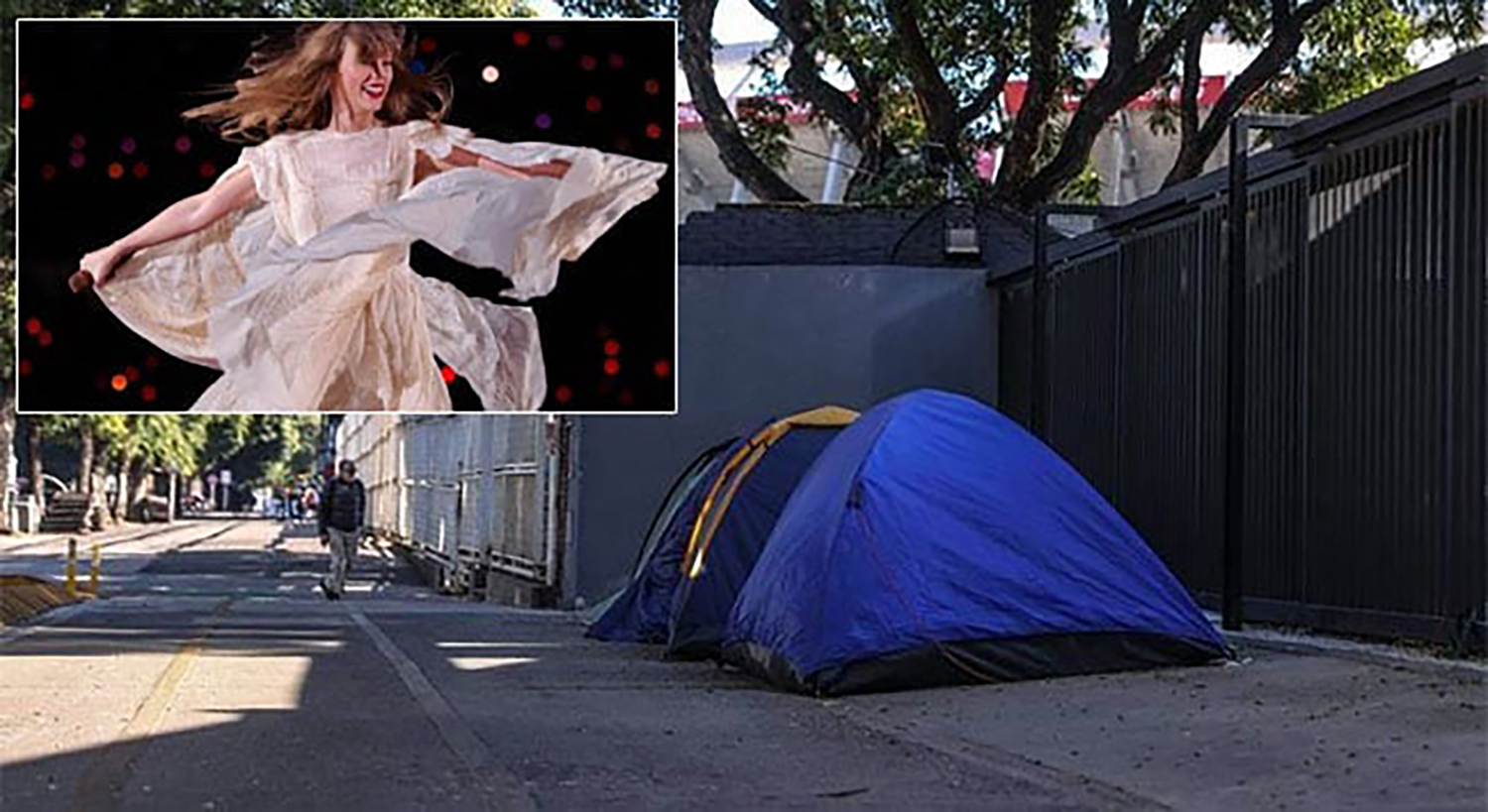 ¡A meses del concierto! Fans de Taylor Swift ya están acampando en Argentina afuera del River