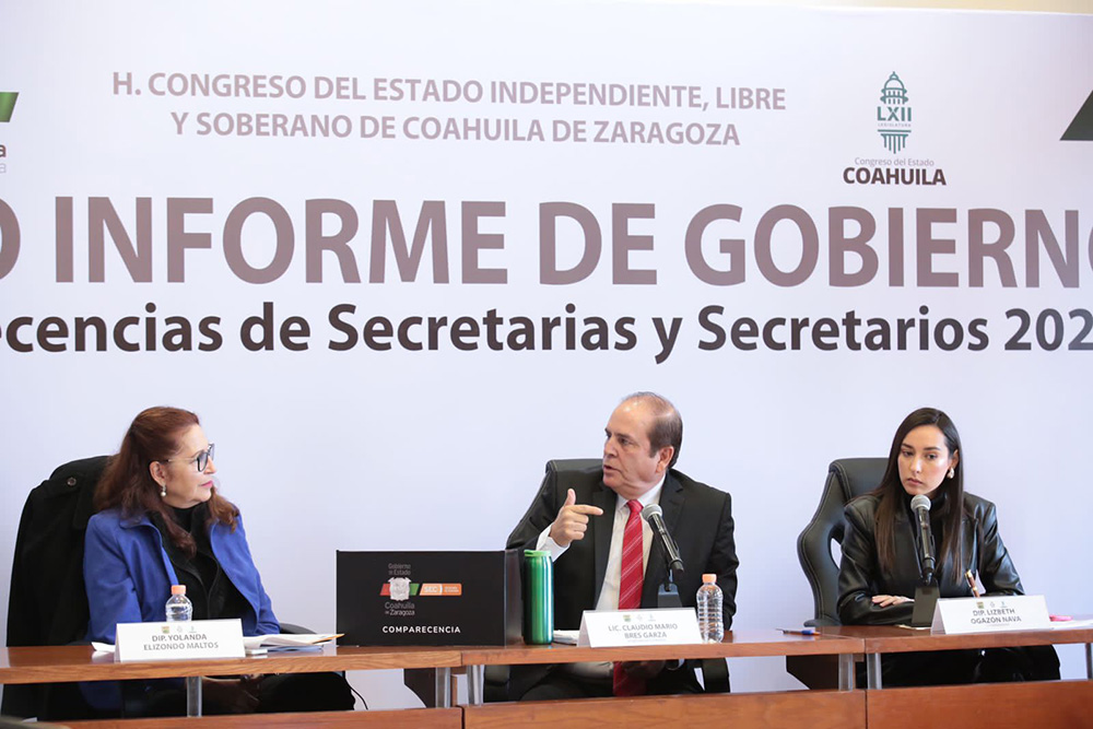 Coahuila destaca en inversión, empleo y gestiones: Claudio Bres