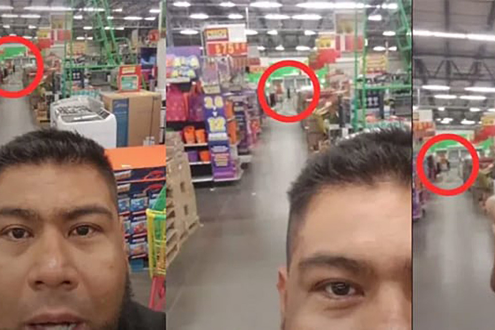 Captan presunto fantasma en supermercado de Torreón
