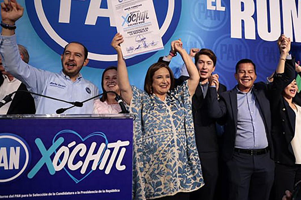 Xóchitl Gálvez se registra como precandidata del PAN a la Presidencia