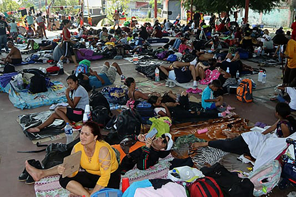 Caravana migrante despidi el a o con la esperanza de