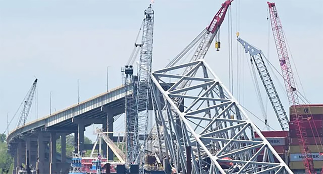 Presentan demanda colectiva por el derrumbe del puente de Baltimore