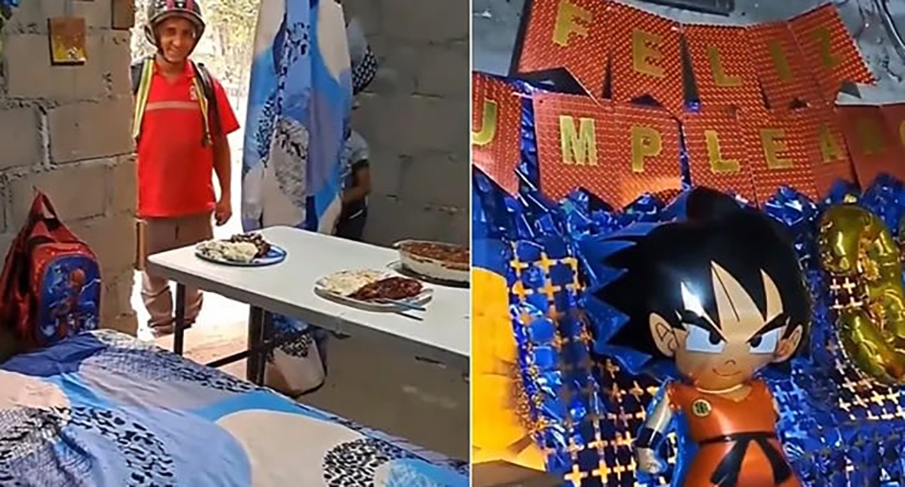 VIDEO: Niño recibe a su padre con una fiesta sorpresa de cumpleaños