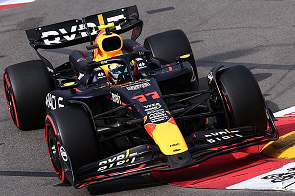 Checo Pérez finaliza octavo en la segunda práctica libre del Gran Premio de Mónaco