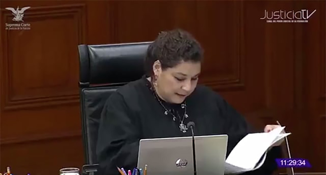¡Otra vez! Lenia Batres se vuelve a equivocar en la sesión de la Corte