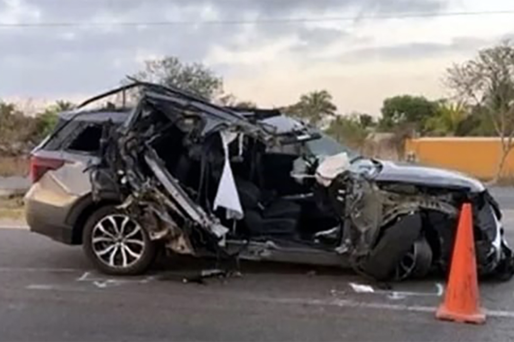 ‘Huacho’ Díaz Mena, candidato de Morena a gubernatura de Yucatán, sufre accidente automovilístico