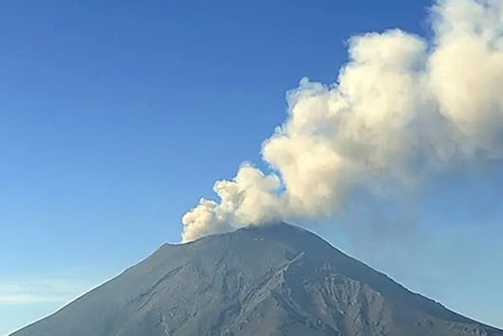 Popocatépetl registra más de 7 horas de tremor