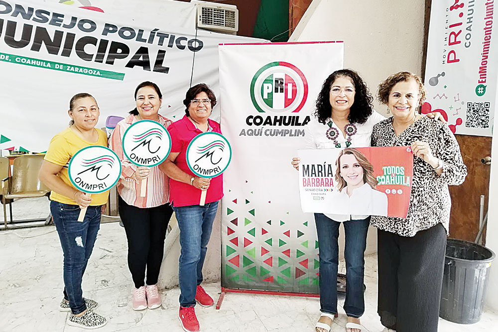 Impulsa ONMPRI compromiso del PRI en Coahuila