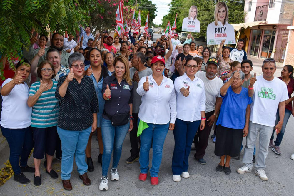 Votar por el PRI es votar por la seguridad en Coahuila; Paty Cardona