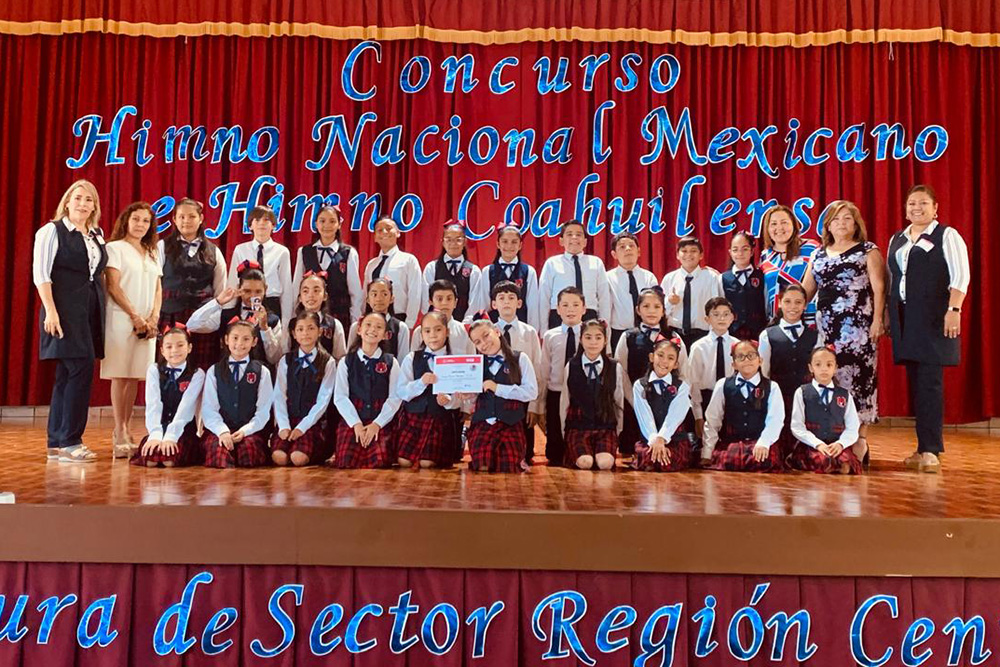 Gana la Ramón Guevara concurso regional de Himno Nacional Mexicano