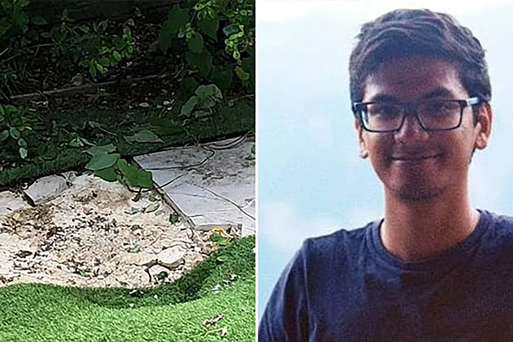Cuerpo congelado cayó del cielo al jardín de un hombre en Londres; impacto dejó un cráter