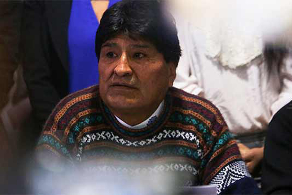 Evo Morales acusa al presidente de Bolivia de tener un plan para prorrogarse en el poder