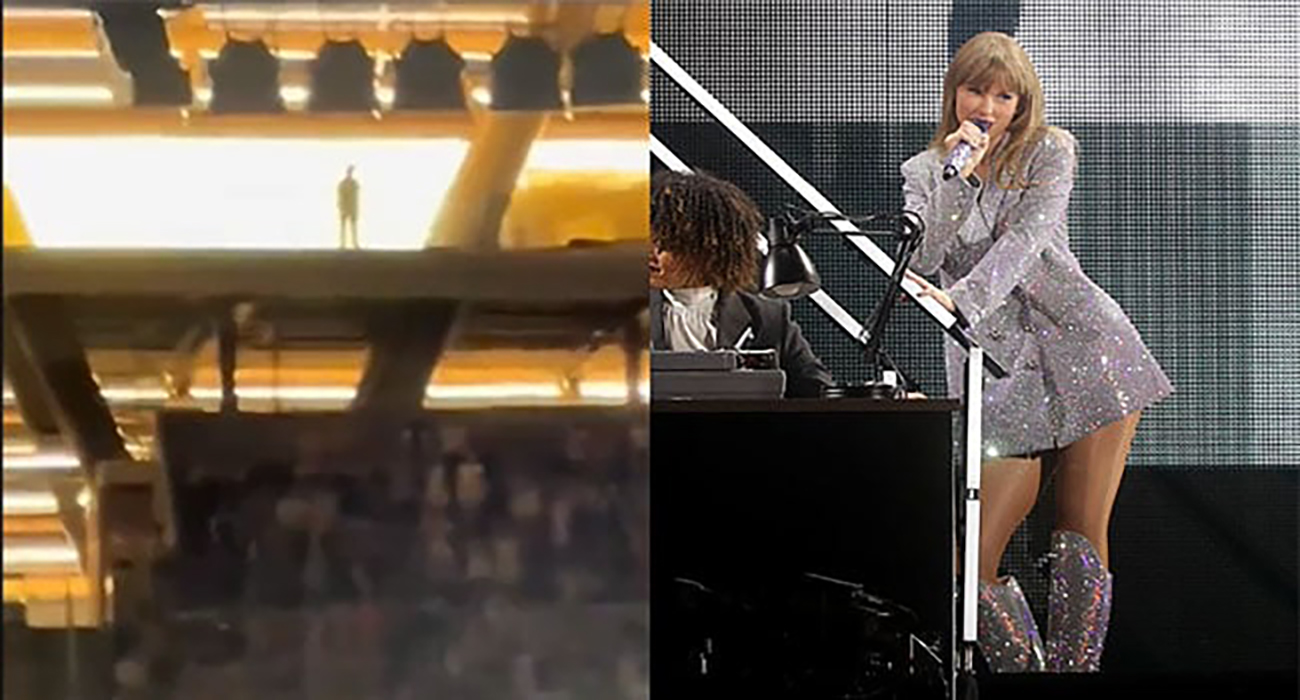 ¿Qué es? La misteriosa figura que captaron en el concierto de Taylor Swift en Madrid