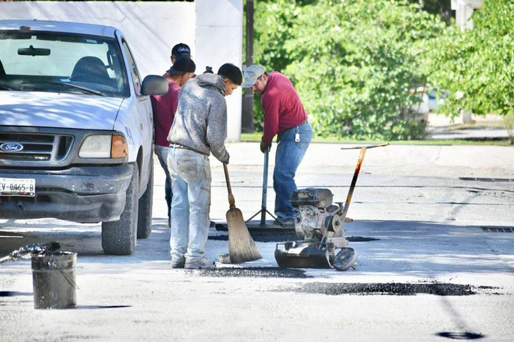 Bacheo de emergencia en manos de Protección Civil