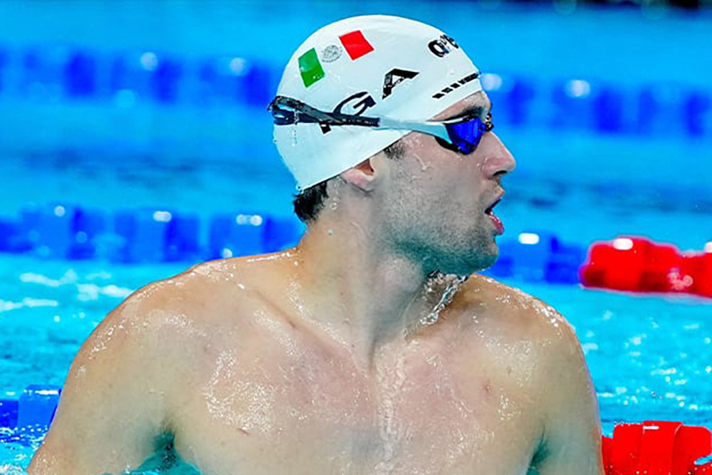 Jorge Iga se ubica en 7o sitio de su heat en los 100m estilo libre en la piscina olímpica de París 2024