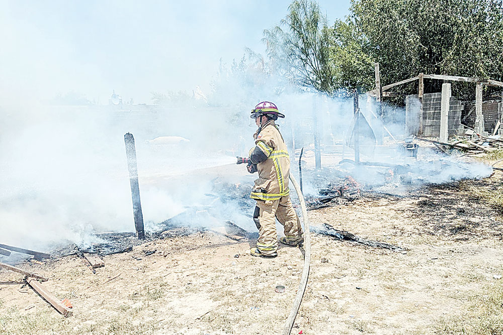 Incendia drogada y ebria su propio jacal