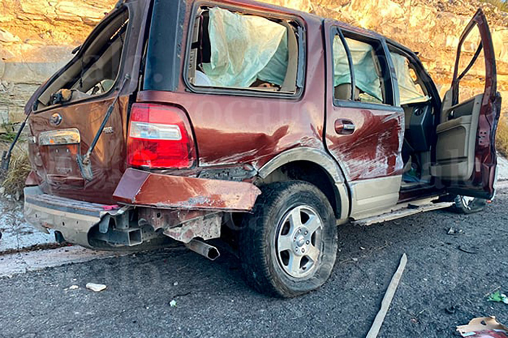 Deja seis heridos volcadura en autopista Premier en Nueva Rosita