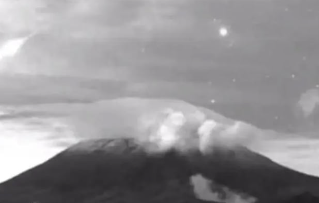 VIDEO: Esto es lo que se vio en el Popocatépetl hoy y por lo que es tendencia