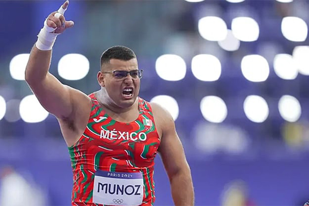 Uziel Muñoz termina 8º en histórica final de lanzamiento de bala