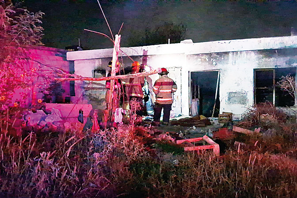 Quema mujer vivienda en el Oriente