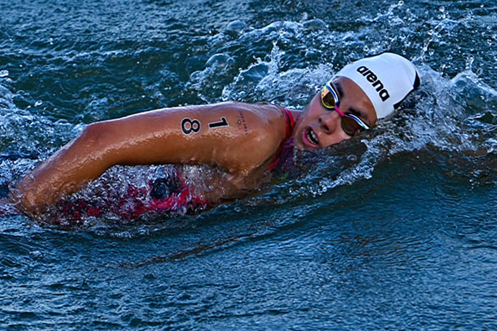 Martha Sandoval finaliza en la posición 19 en Natación en Aguas Abiertas en París 2024