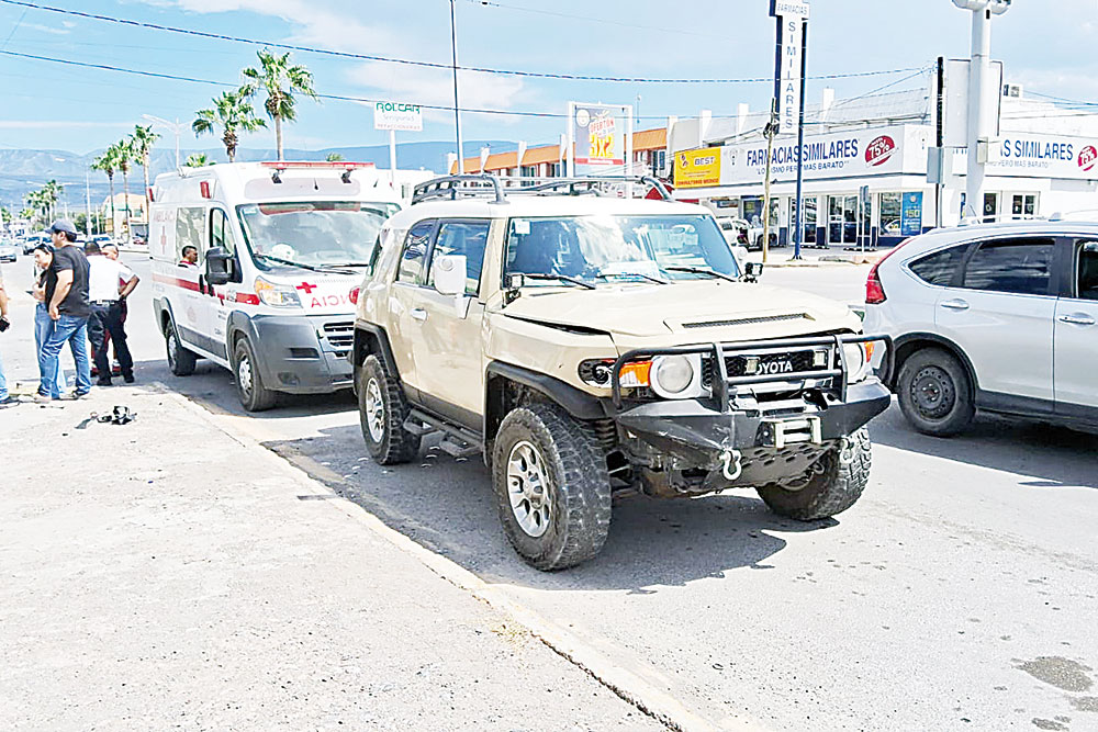 Queda mujer lesionada y con crisis nerviosa