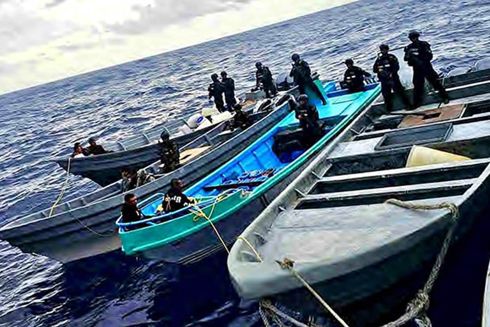 Captura El Salvador embarcaciones con más de mil 500 kilogramos de cocaína