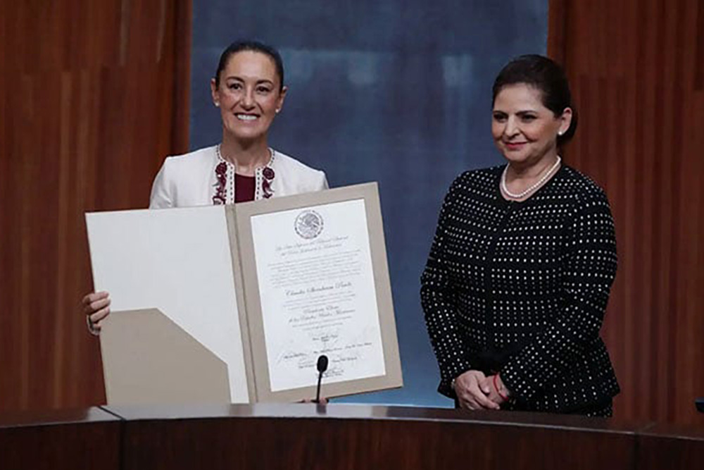 Entrega TEPJF constancia de mayoría a Claudia Sheinbaum que la acredita como Presidenta electa