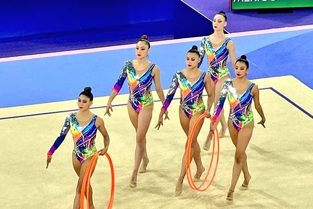 Mexicanas de Gimnasia Rítmica lucieron en París 2024, pese a eliminación