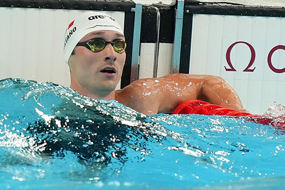 Cumple el nadador Gabriel Castaño con pase histórico a semifinal en la prueba de 50 metros estilo libre