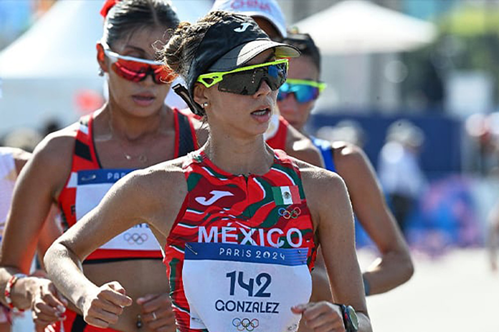 Finaliza Alegna González quinta en marcha 20 kilómetros