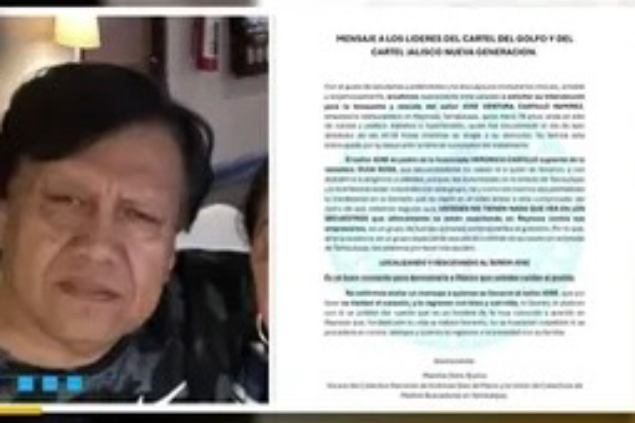 Secuestran en Tamaulipas a empresario José Ventura, papá de senadora suplente de Morena