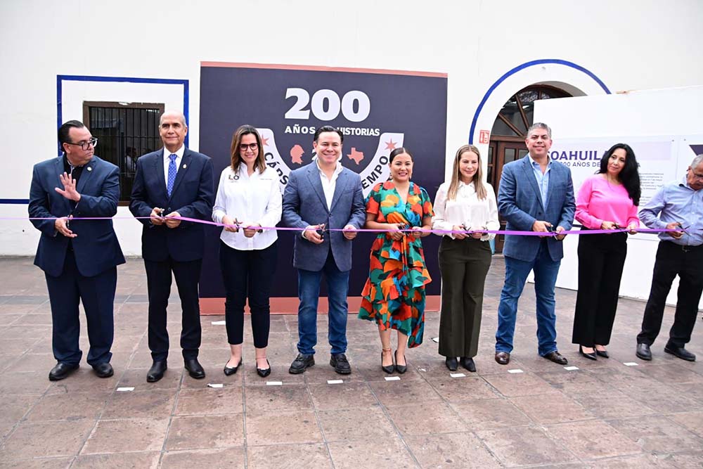 Inauguran exposición “Coahuila; 200 años de Grandeza” en el Museo Coahuila y Texas