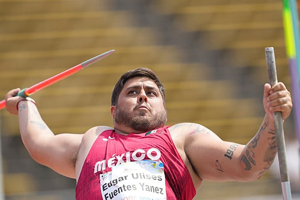 Edgar Fuentes da plata para México en lanzamiento de jabalina en París 2024