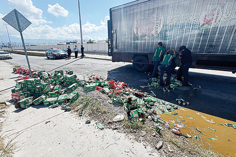 Pasan bordo ‘volados’ … ¡y adiós cerveza!