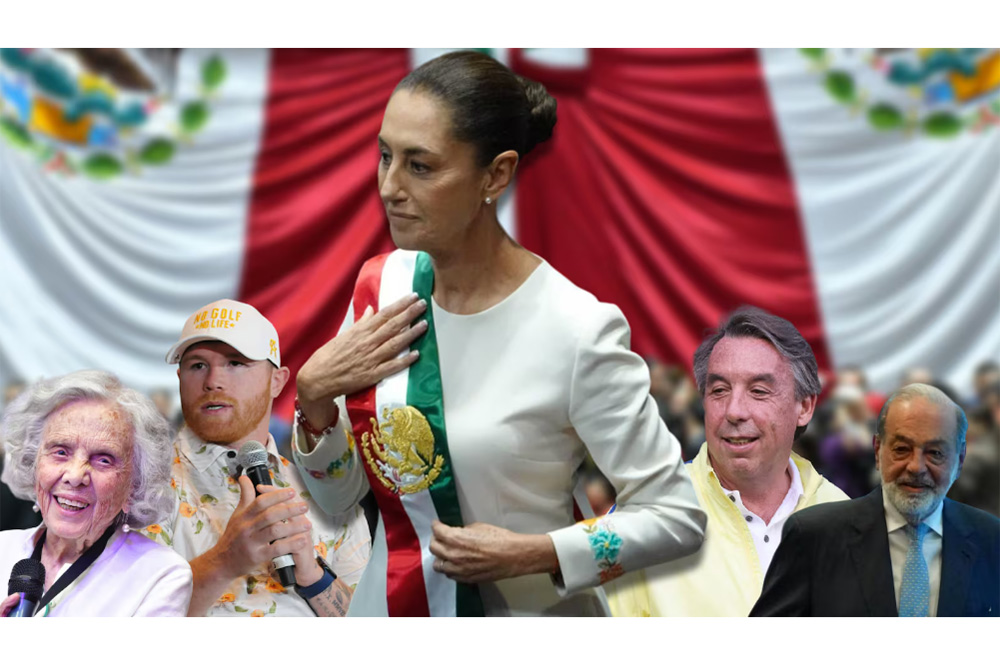 Famosos en la toma de protesta de Claudia Sheinbaum: De ‘Canelo’ a Elena Poniatowska