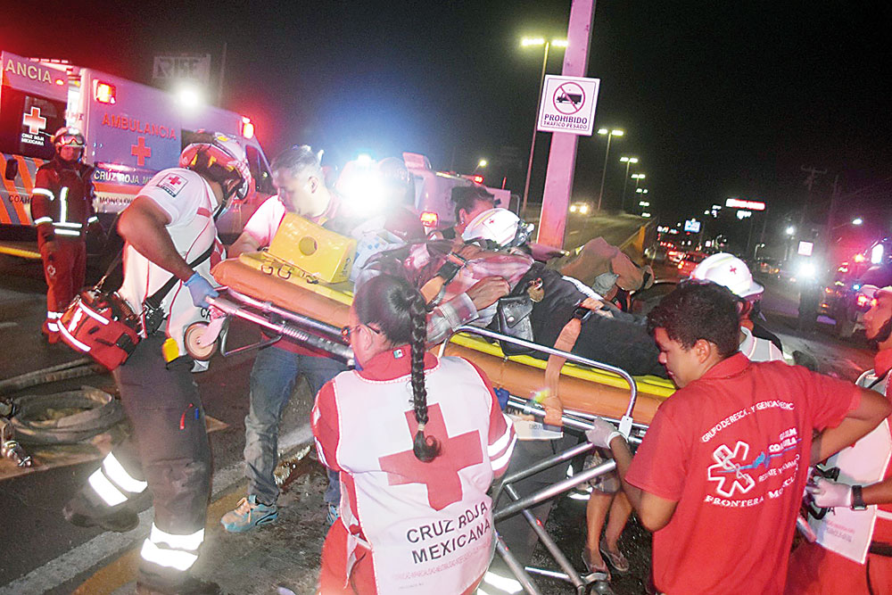 Fallece tras agonía conductor prensado