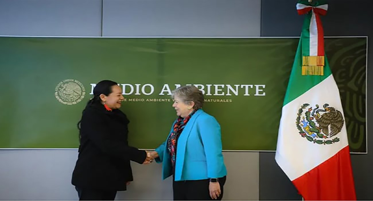 Alicia Bárcena recibe Semarnat y se compromete a fortalecer la política ambiental del país