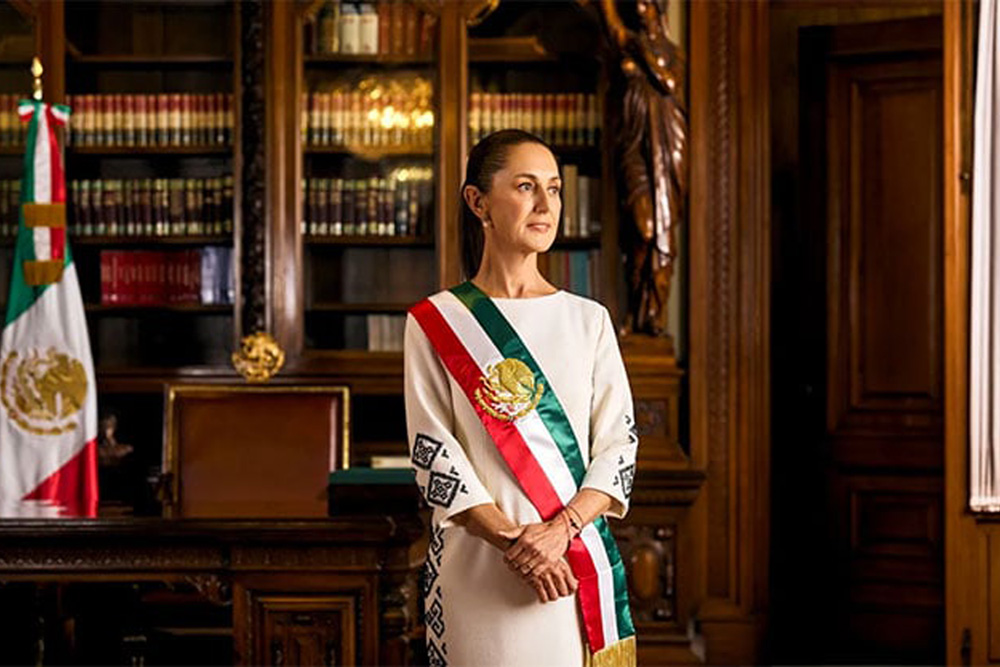 Publican la foto oficial de la presidenta Claudia Sheinbaum