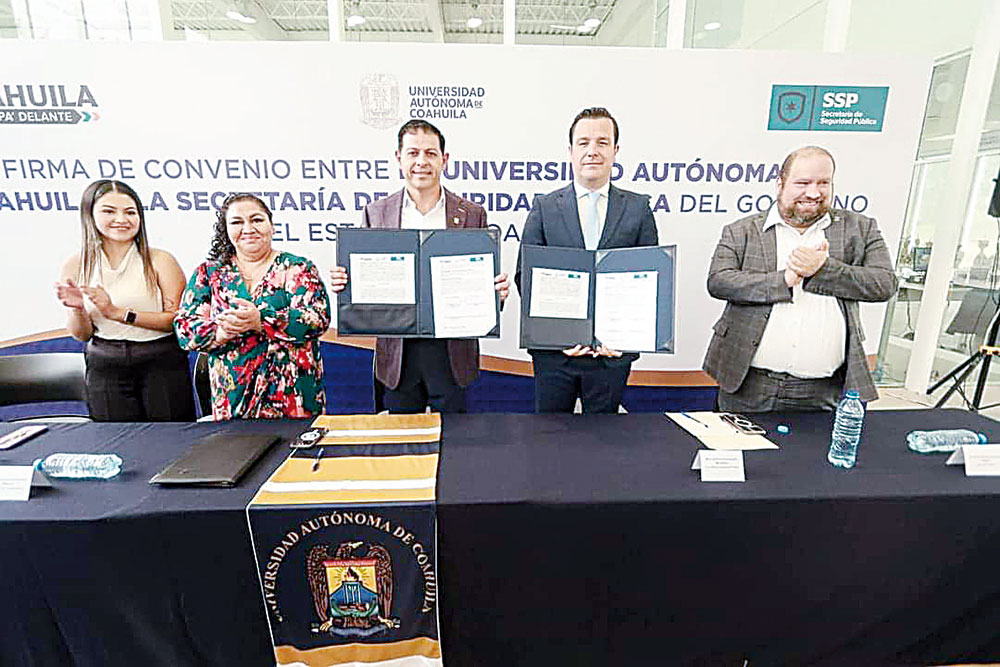 Firman convenio para seguridad en la UAdeC