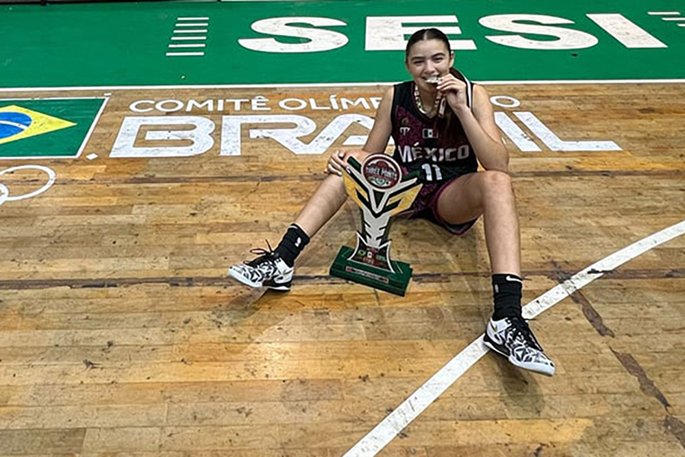 Va Allegra por México; representará a su país en Encuentro Internacional de Baloncesto