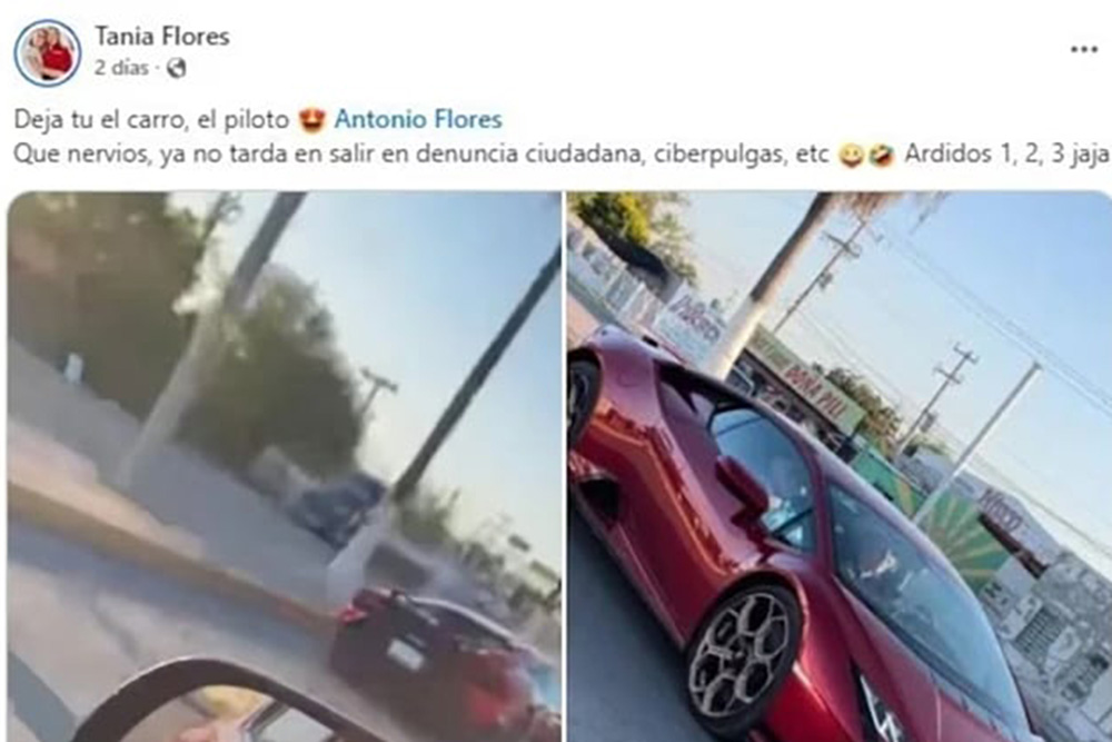 Alcaldesa de Múzquiz, Tania Flores Guerra, llama ardidos a quienes critican a su hermano por Lamborghini