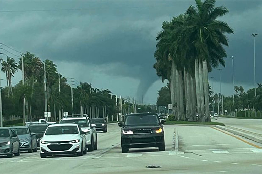 Huracán Milton crece de tamaño y genera primeros tornados en su camino a Florida